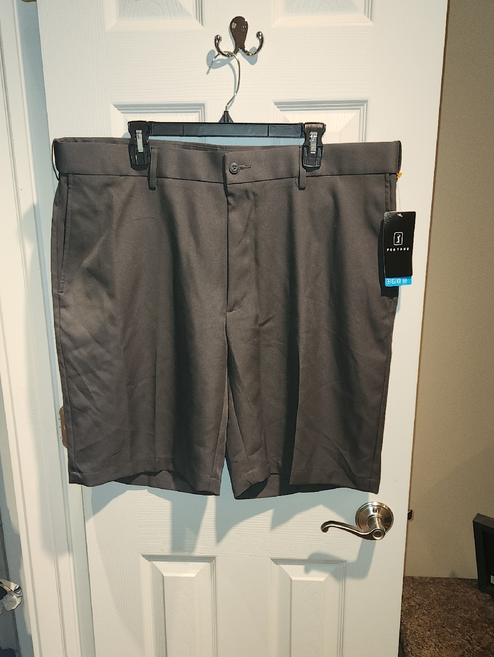 Men's Gray Performance Golf Shorts